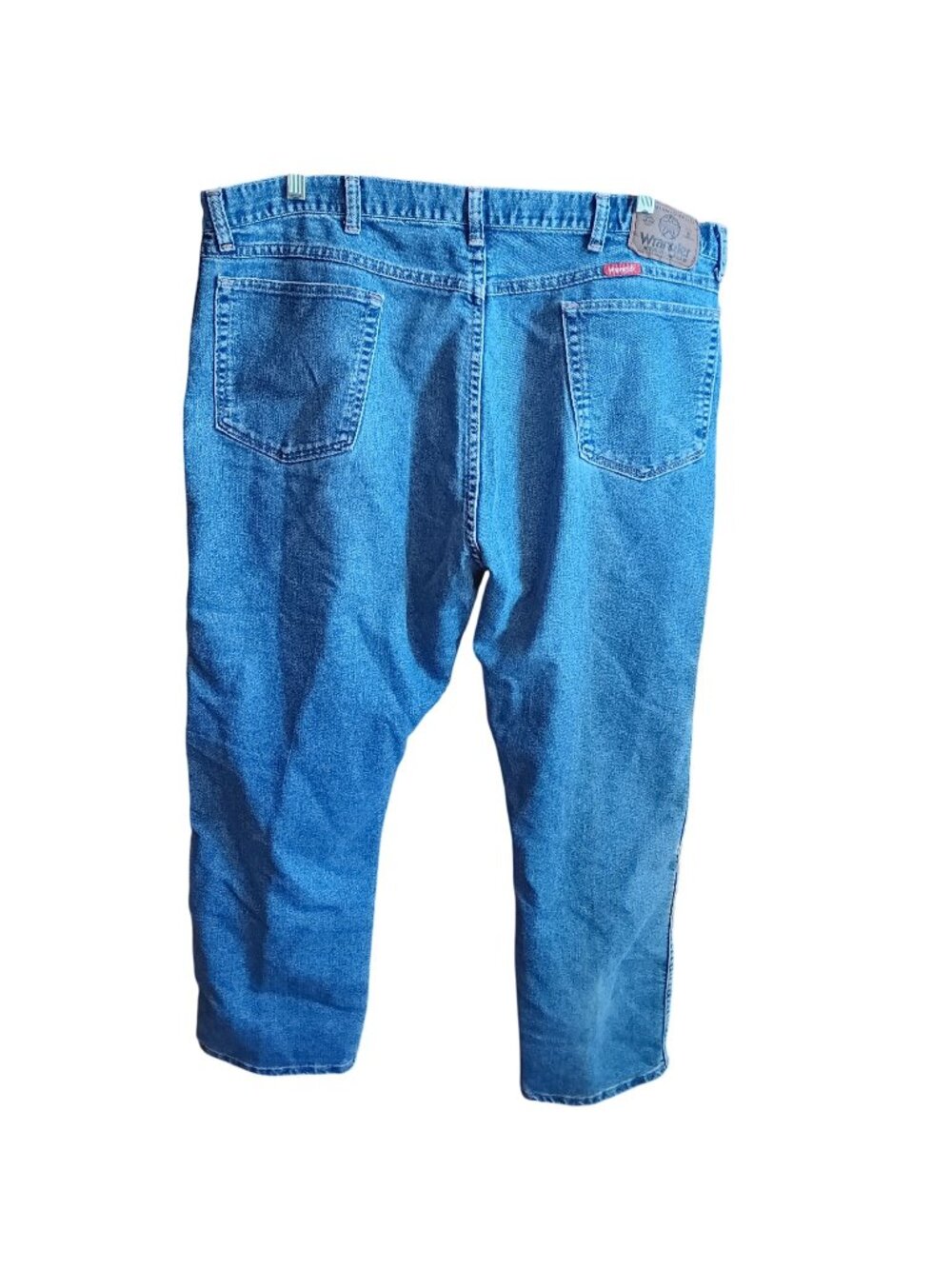 Wrangler Jeans 40x29 Vintage 90's Authentic Denim Straight Leg Mens Perfect Fade